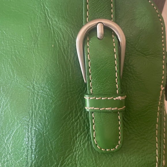 Franco Sarto Green Leather Women's Bag - Picture 3 of 9
